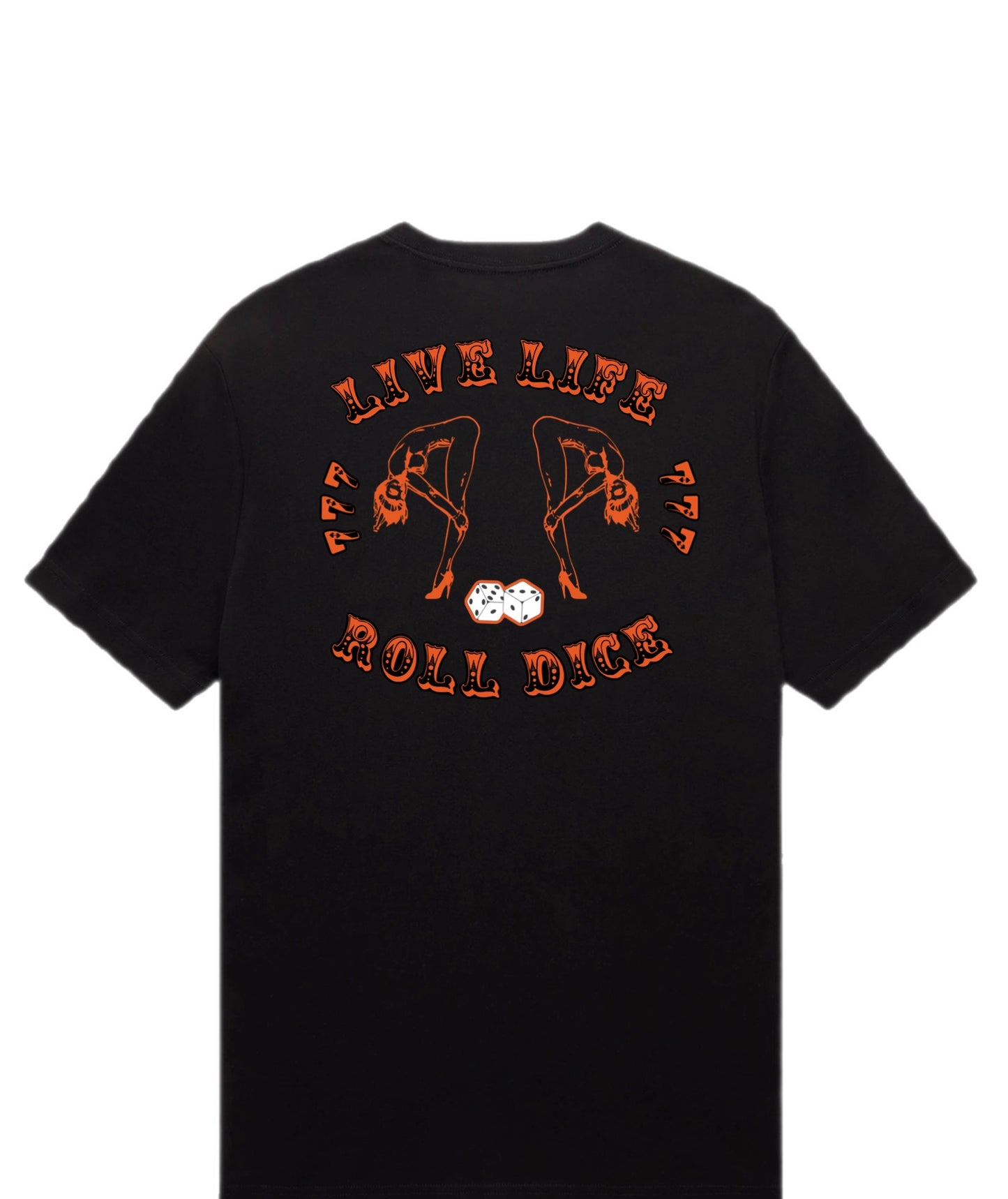 Black/Orange Halloween Girl T-Shirt
