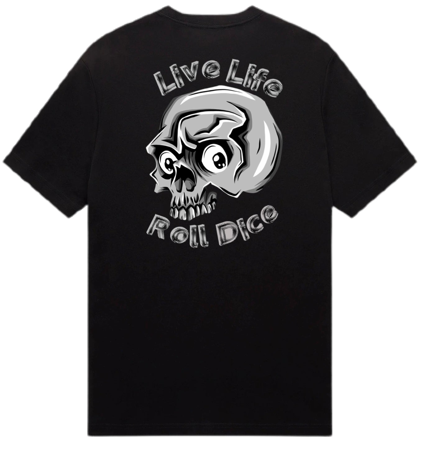 Cartoon Skeleton Dice T-Shirt