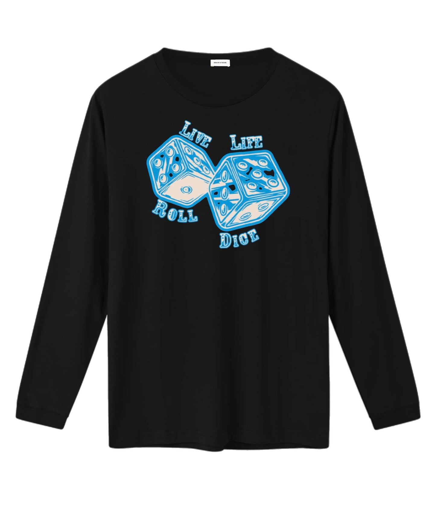 Black and Blue Dice T-Shirt