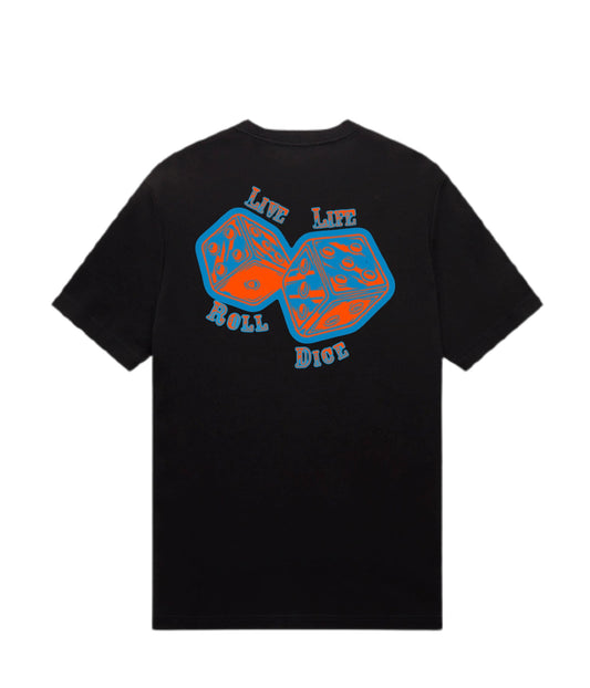 Orange/Light Blue Dice T-Shirt