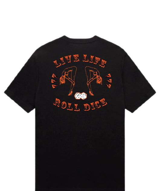 Black/Orange Halloween Girl T-Shirt