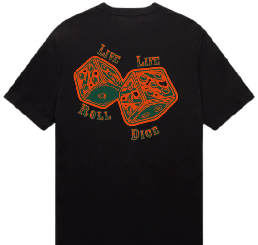 Green/Orange Dice T-Shirt