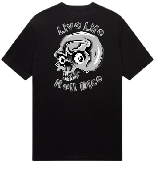 Cartoon Skeleton Dice T-Shirt