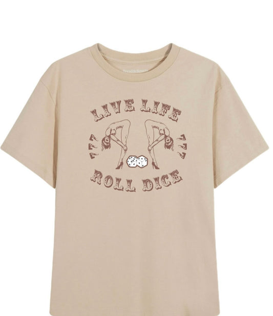 Cream Dice 777 Shirt