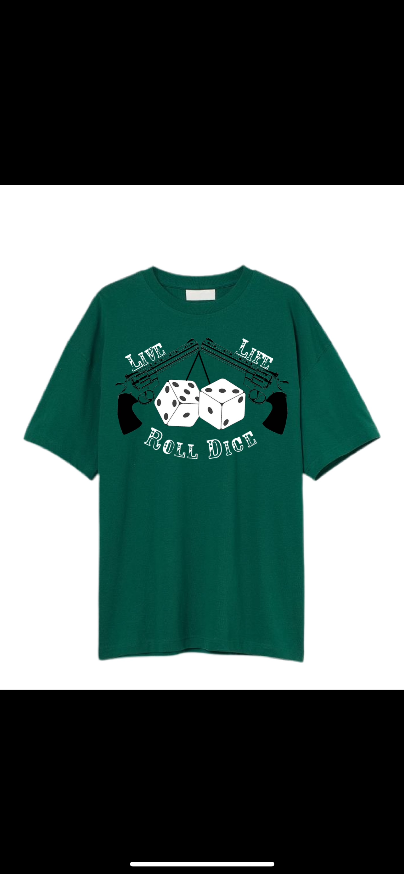 Green Revolver Dice T-Shirt