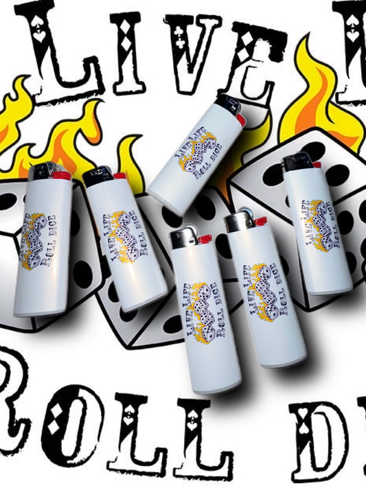 Live Live Roll Dice Lighter